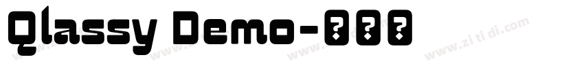 Qlassy Demo字体转换